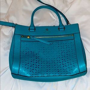 Teal Kate Spade handbag